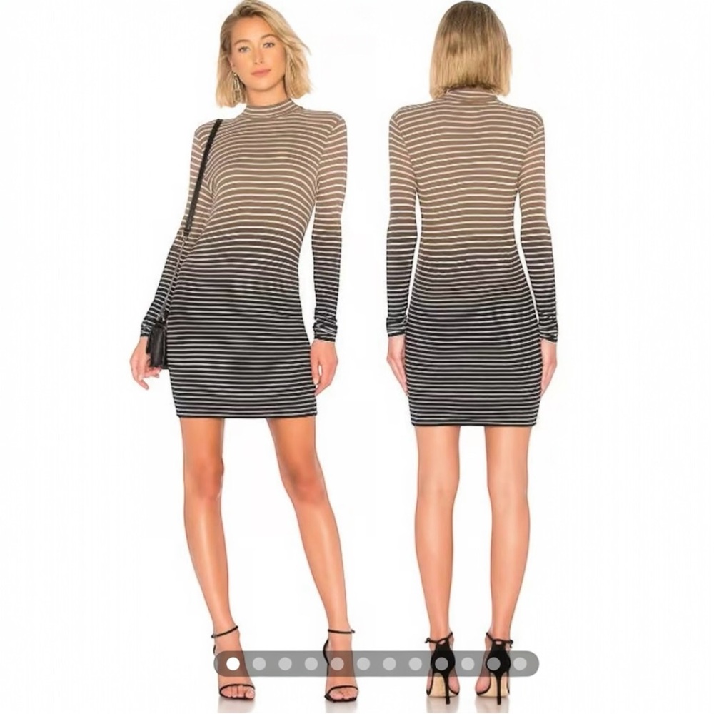 NWT Revolve ATM Striped Ombre Stretchy Dress Size XS-S $325 Retail